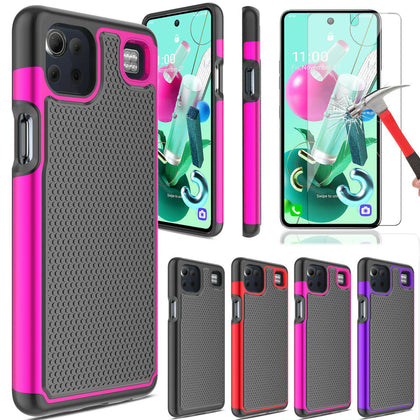 For LG K92 5G LM-K920AM Phone Case Shockproof Hybrid TPU Rugged Slim Armor Cover - Place Wireless