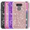 For LG Phoenix 5/Aristo 5 Case Bling Glitter Shockproof Rugged Slim Phone Cover