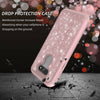 For LG Phoenix 5/Aristo 5 Case Bling Glitter Shockproof Rugged Slim Phone Cover