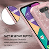 For LG Phoenix 5/Aristo 5 Case Bling Glitter Shockproof Rugged Slim Phone Cover