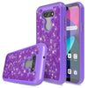 For LG Phoenix 5/Aristo 5 Case Bling Glitter Shockproof Rugged Slim Phone Cover