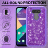 For LG Phoenix 5/Aristo 5 Case Bling Glitter Shockproof Rugged Slim Phone Cover