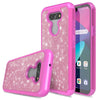 For LG Phoenix 5/Aristo 5 Case Bling Glitter Shockproof Rugged Slim Phone Cover