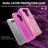 For LG Phoenix 5/Aristo 5 Case Bling Glitter Shockproof Rugged Slim Phone Cover