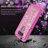 For LG Phoenix 5/Aristo 5 Case Bling Glitter Shockproof Rugged Slim Phone Cover