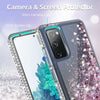 For Samsung Galaxy S20 FE/Note 20 Ultra 5G Case Liquid Glitter Bling Phone Cover