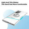 For Samsung Galaxy S21+/Note 20 Ultra 5G Case Clear Shockproof Ring Stand Cover