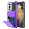 For Samsung Galaxy S21 Note 20 Ultra Case Hybrid Wallet Card Slot Holder Cover