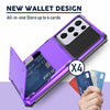 For Samsung Galaxy S21 Note 20 Ultra Case Hybrid Wallet Card Slot Holder Cover