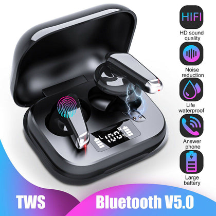 Bluetooth 5.0 Headset Wireless in Ear Earphones TWS Earbuds Deep Bass Headphones - Place Wireless