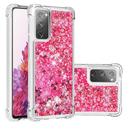 Quicksand Glitter Sequins Phone Case Cover For Samsung Galaxy S20 FE 5G/4G S20+ - Place Wireless