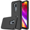 For LG G7/V50 ThinQ Shockproof Armor Bumper Rubber Hard TPU Case+Tempered Glass