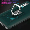 For LG Velvet 5G Shockproof Hybrid Rubber Ring Stand Hard Armor TPU Case Cover