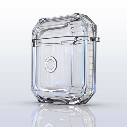 For Apple AirPods Pro Case Hybrid Armor Clear Cover Charging Protective+Key - Place Wireless