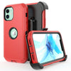 For iPhone 12 Case / iPhone 12 Pro Case, Hybrid Armor Belt Clip Fits Otterbox