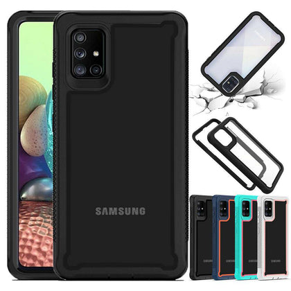 For Samsung Galaxy A51 A71 A52 5G Case Shockproof Hybrid Armor Clear Phone Cover