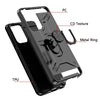 For Samsung Galaxy A52 A32 A12 5G Case Shockproof Stand Cover+Tempered Glass