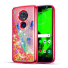 Girls Bling Glitter Sparkle Liquid Quicksand Case Cover For Motorola Moto G6 / G6 Play / G6 Forge /G6 Plus