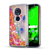 Girls Bling Glitter Sparkle Liquid Quicksand Case Cover For Motorola Moto G6 / G6 Play / G6 Forge /G6 Plus