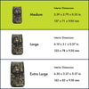 Camo Cell Phone Holder Pouch w/ Belt Loop & Clip Holster Camouflage (3 Sizes)