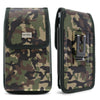 Camo Cell Phone Holder Pouch w/ Belt Loop & Clip Holster Camouflage (3 Sizes)