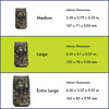 Camo Cell Phone Holder Pouch w/ Belt Loop & Clip Holster Camouflage (3 Sizes)