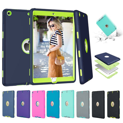 For Apple iPad 2 3 4 Air Mini Pro Tough Rubber Heavy Shockproof Hard Case Cover - Place Wireless