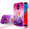 For LG Stylo 5/Stylo 5 Plus Cute Ring Stand Glitter Bling Phone Case w/Kickstand