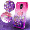 For LG Stylo 5/Stylo 5 Plus Cute Ring Stand Glitter Bling Phone Case w/Kickstand