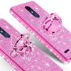 For LG Stylo 5/Stylo 5 Plus Cute Ring Stand Glitter Bling Phone Case w/Kickstand