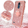 For LG Stylo 5/Stylo 5 Plus Cute Ring Stand Glitter Bling Phone Case w/Kickstand