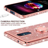 For LG Stylo 5/Stylo 5 Plus Cute Ring Stand Glitter Bling Phone Case w/Kickstand