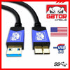 Micro USB 3.0 Cable High Speed Data Charger Samsung Galaxy Note 3 S5 SYNC HDD