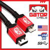 Micro USB 3.0 Cable High Speed Data Charger Samsung Galaxy Note 3 S5 SYNC HDD