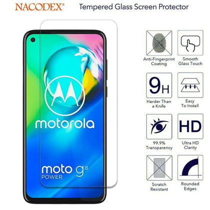 2-Pack For Motorola Moto G8 Power Tempered Glass Screen Protector