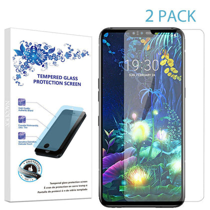 2-Pack For LG V50 ThinQ 5G Tempered Glass Screen Protector - Place Wireless