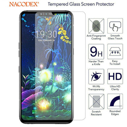 2-Pack For LG V50 ThinQ 5G Tempered Glass Screen Protector - Place Wireless