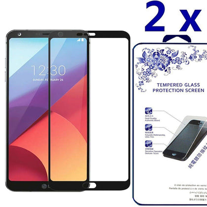 [2x] Full Curved HD Tempered Glass Screen Protector For LG G6 - Place Wireless