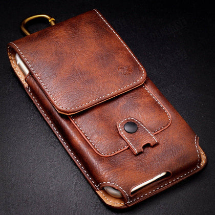 Leather Rugged Case For Galaxy Note 8 9 Note 10 / S9 S10 Pouch Holster Belt Clip - Place Wireless