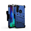 For Motorola G Stylus Holster BOLT Stand Case Military Grade Phone Cover + Glass