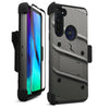 For Motorola G Stylus Holster BOLT Stand Case Military Grade Phone Cover + Glass