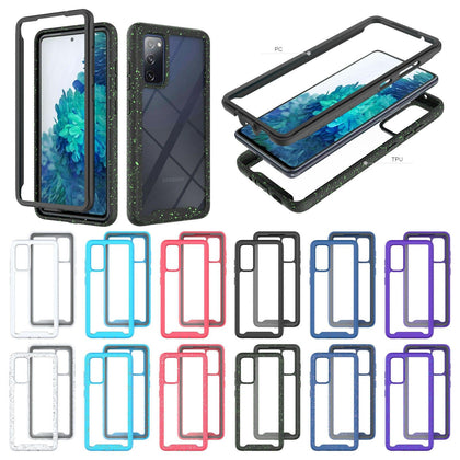 For Samsung Galaxy S20 FE 4G/5G Hybrid Shockproof Clear Case Armor Phone Cover - Place Wireless