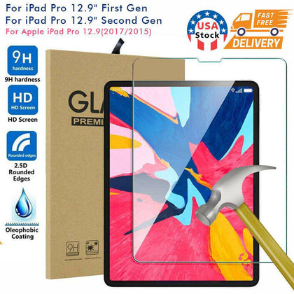 Tempered Glass Screen Protector For iPad Pro 12.9