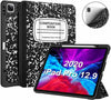 For iPad Pro 12.9'' 4th Gen 2020 / 3rd Gen 2018 SlimShell Case w/ Pencil Holder