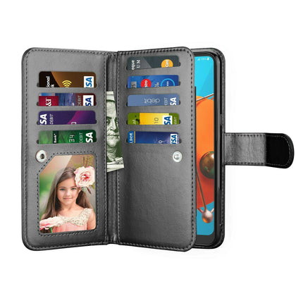 For LG K51 / Reflect / Q51 Flip Leather Phone Case Wallet Card Stand Strap Cover - Place Wireless