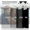 Anti-Spy Tempered Glass Screen Protector +Camera Lens Film For iPhone 12 Pro Max