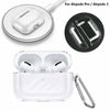 For Apple AirPods Pro Charging Case Soft TPU Protective Cover Skin + Keychain