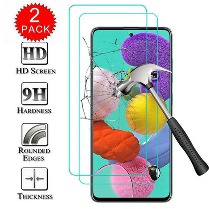 For Samsung Galaxy A51 5G A71 5G Protective Tempered Glass Screen Protector Cover - Place Wireless