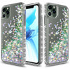 For iPhone 12, 12 Pro Max,12 Mini Case Shockproof Glitter Liquid Bling TPU Cover