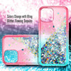 For iPhone 12, 12 Pro Max,12 Mini Case Shockproof Glitter Liquid Bling TPU Cover